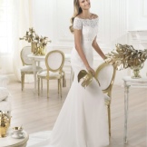 Wedding dress from the FASHION collection from Pronovias with lace