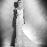 Wedding dress with fringe 2016 from Pronovias