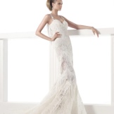 Wedding dress from Pronovias fitting