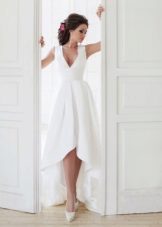 Wedding dress short front long back