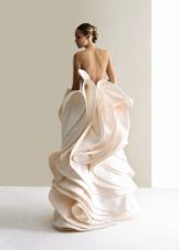 Wedding dress by Antonio Riva with a fluffy skirt