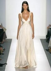 Wedding dress from Reem Acra with neckline