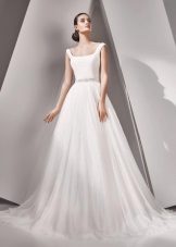 Magnificent wedding dress on shoulder straps from Cupid Bridal