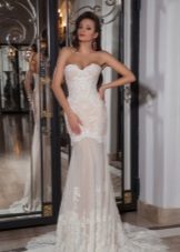 Mermaid wedding dress from Crystal Design