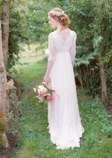 Wedding dress in the style of Provence