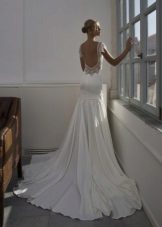 Wedding dress with a fully open back from Ricky Dalala 2016