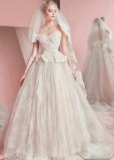 Wedding dress from Zuhair Murad 2016 lace with basky