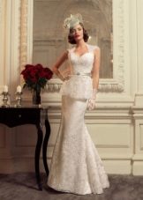 Wedding dress with basque from Tatyana Kaplun's Jazz Sounds collection