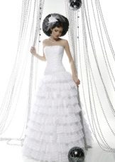 Wedding dress from the collection Courage multilayer