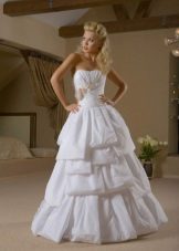 Wedding dress from the collection Femme Fatale multi-tiered