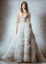 Wedding dress from Zuhair Murad 2015 with a fluffy skirt