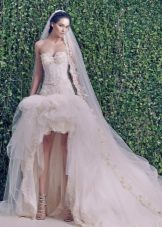 Wedding dress high-low from Zuhair Murad from the collection 2014