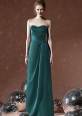 Green wedding dress straight