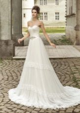 Wedding dress in Provence style