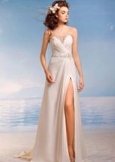 Wedding dress from the Paradise Island collection with a slit