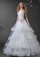 Wedding dress from the Love Story collection magnificent multi-tiered