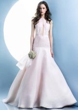 Mermaid wedding dress with crinoline