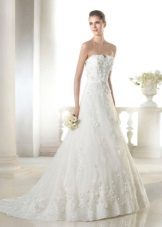 San Patrick's Costura A-line Wedding Dress