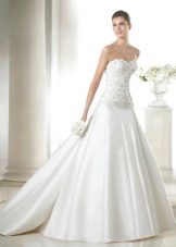 San Patrick Costume Low Waist Wedding Dress