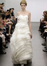 Wedding dress white by Vera Wong 2013 a-silhouette