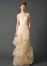 Wedding dress from Vera Wong from the collection of 2011 colors of champagne