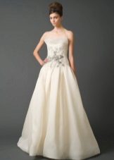 Wedding dress from Vera Wong from the 2011 collection is a-shaped