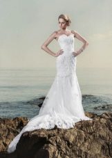 Wedding dress by Anne-Mariee from the 2014 collection with train