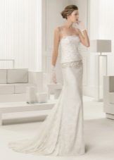 Wedding dress from Rosa Clara with a train