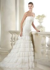 Wedding dress from San Patrick multi-layered