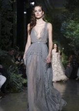 Szürke ruha, sifonból, Elie Saab