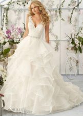 Wedding dress from the brand Mori Lee multi-layered