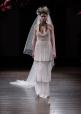 Wedding dress from Naeem Khan multi-layered