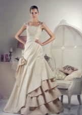 Wedding dress from Tania Grig with frills