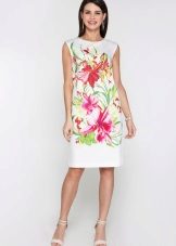 Dress with floral print for every day