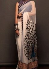 Dress sarees with oriental pattern