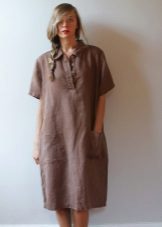 Medium Linen Medium Shirt Dress