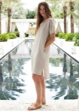 Linen dress simple