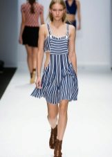 Summer dress in nautical style