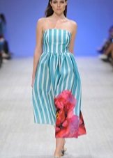 Wide Striped Marine Dress