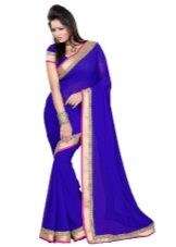 Lila saree