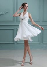 High Waist Short Wedding Dress