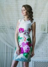 Dress with floral print