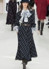 Chanel Check Wool Dress