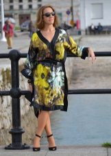 Crepe de Chine Kimono Dress