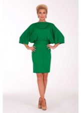 Bat Sleeve Dress Green