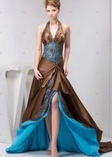 combined evening dress