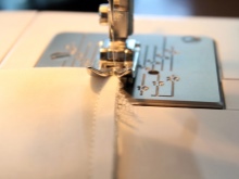 Stitching corset details