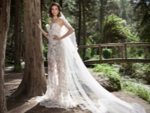 Lace frank wedding dress by Henika