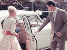 Wedding in retro style