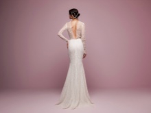 Mermaid V Neck Wedding Dress